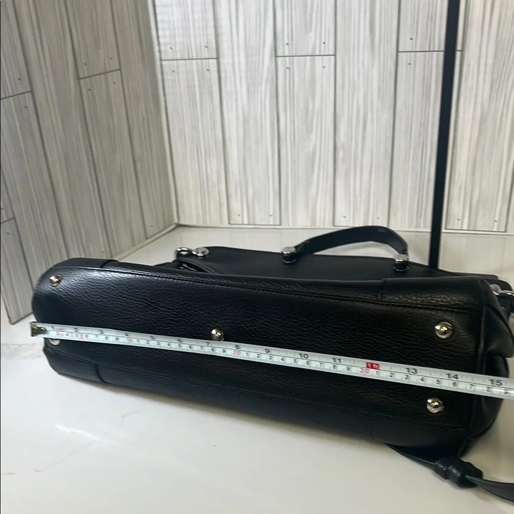 Furla Black Leather Satchel